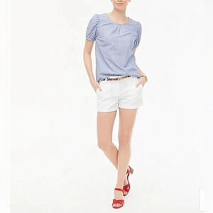 NWT J.Crew Factory White 3.5" Chino Shorts